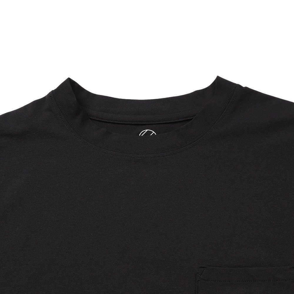ホールアース（Whole Earth）（レディース）ポケット付き 半袖Tシャツ WE2VDZ77 BLK