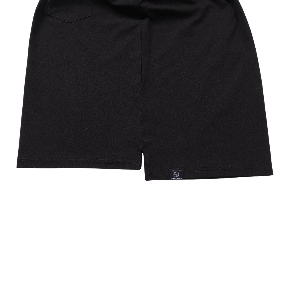 ホールアース（Whole Earth）（レディース）ポケット付き 半袖Tシャツ WE2VDZ77 BLK