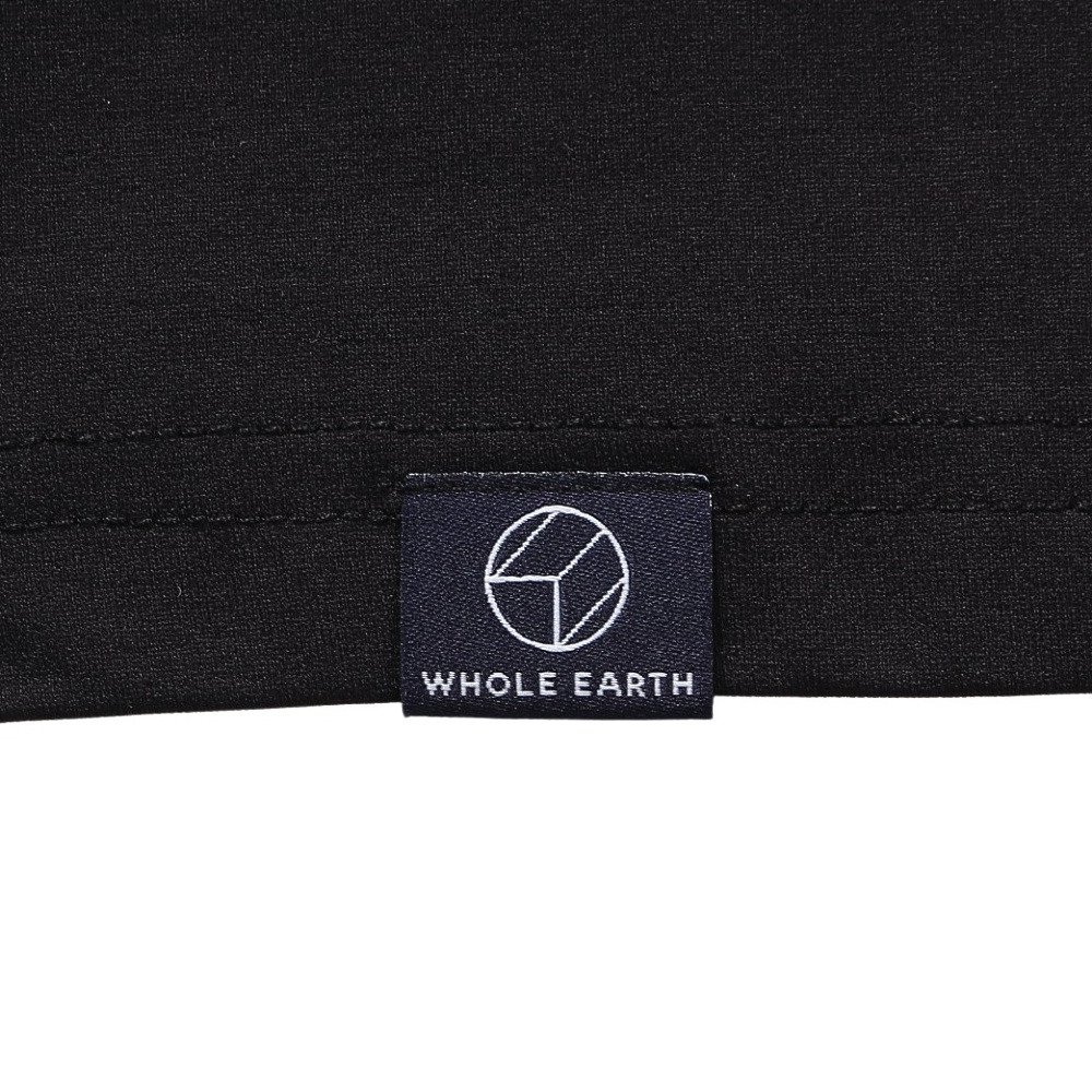 ホールアース（Whole Earth）（レディース）ポケット付き 半袖Tシャツ WE2VDZ77 BLK