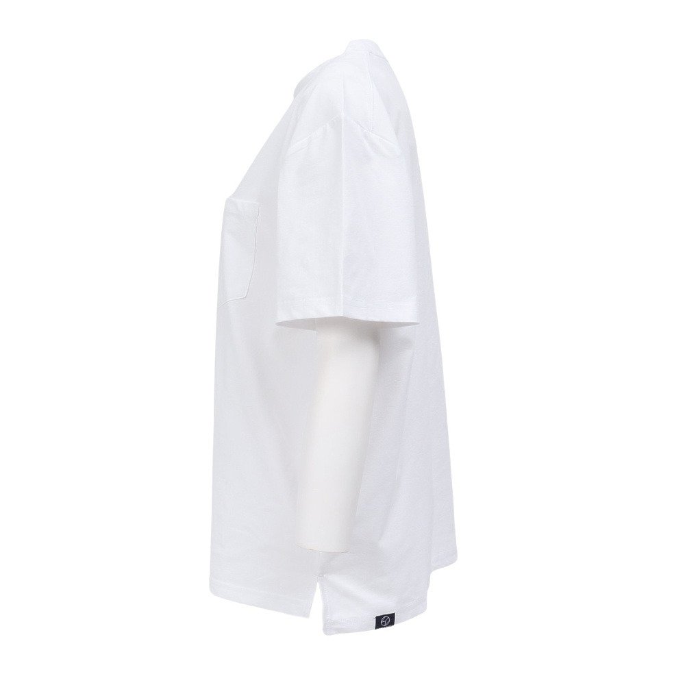 ホールアース（Whole Earth）（レディース）ポケット付き 半袖Tシャツ WE2VDZ77 WHT