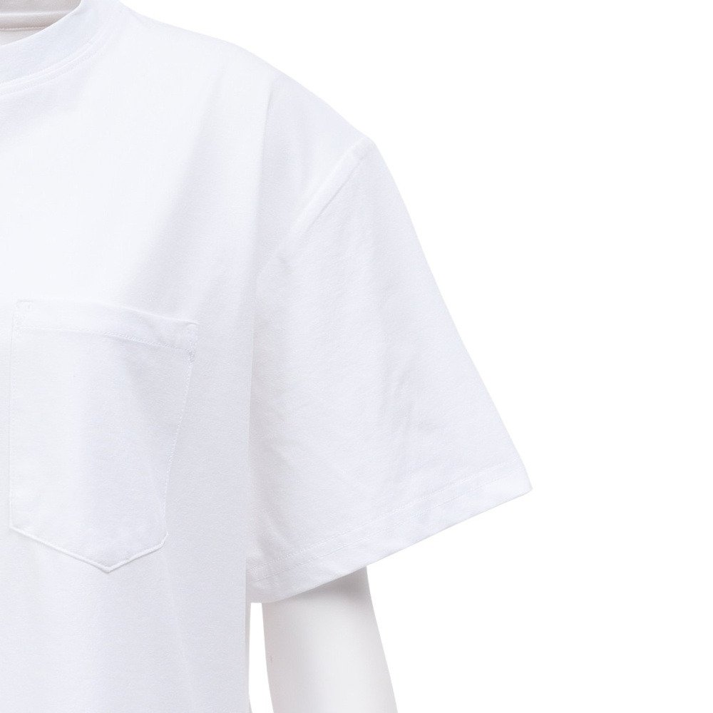 ホールアース（Whole Earth）（レディース）ポケット付き 半袖Tシャツ WE2VDZ77 WHT