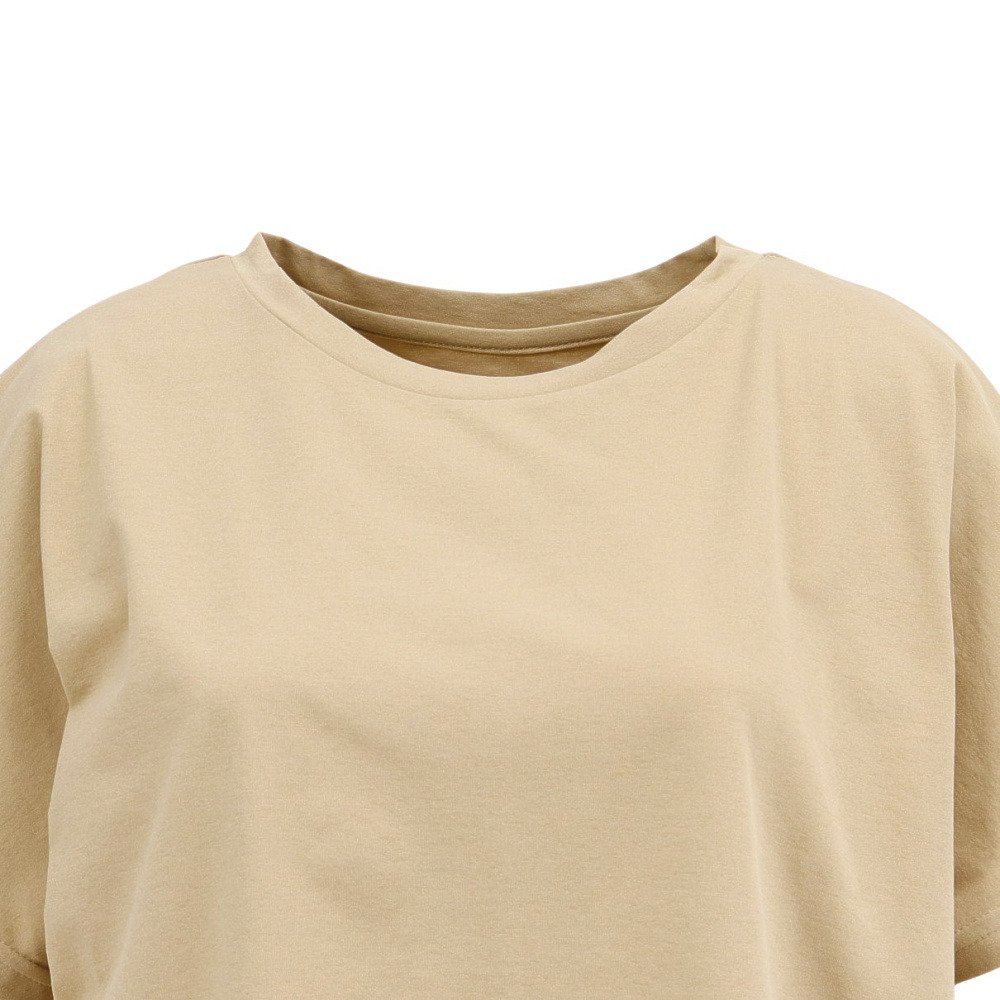 ホールアース（Whole Earth）（レディース）半袖 ドルマンTシャツ WE2VDZ78 BEG