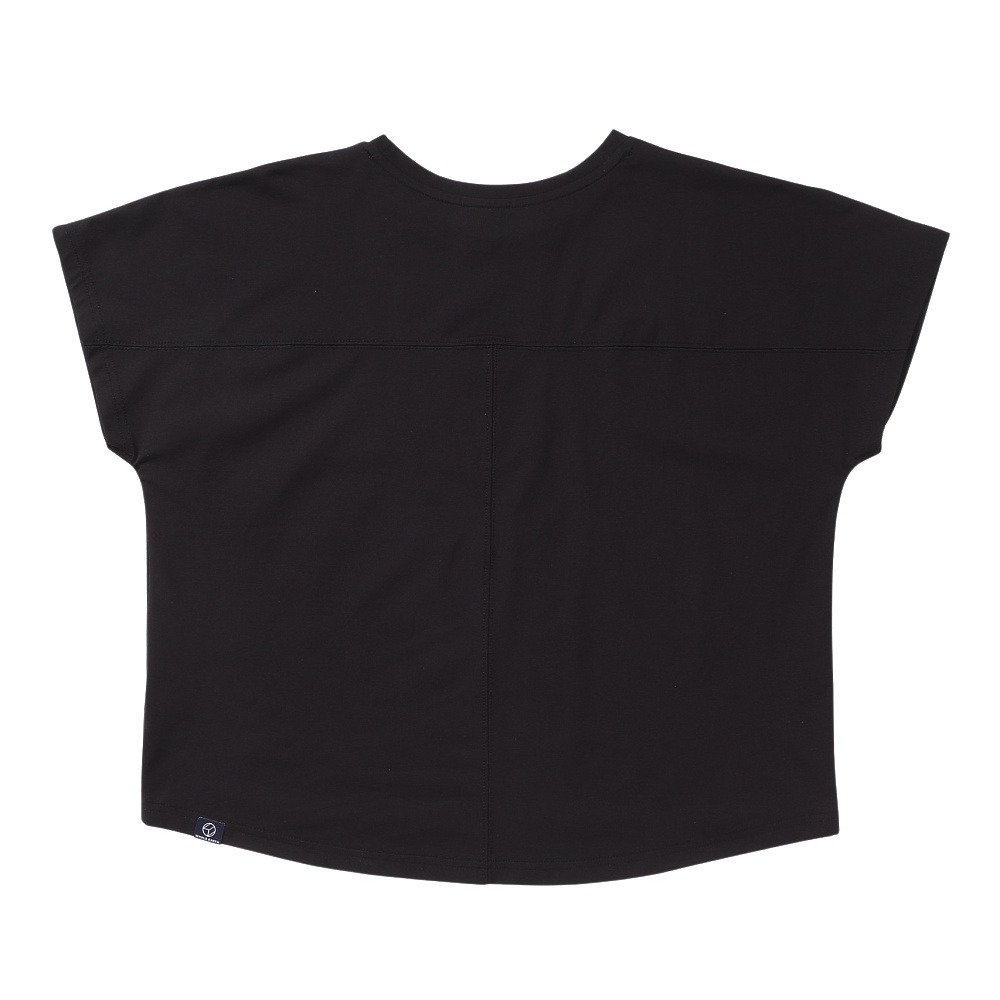 ホールアース（Whole Earth）（レディース）半袖 ドルマンTシャツ WE2VDZ78 BLK