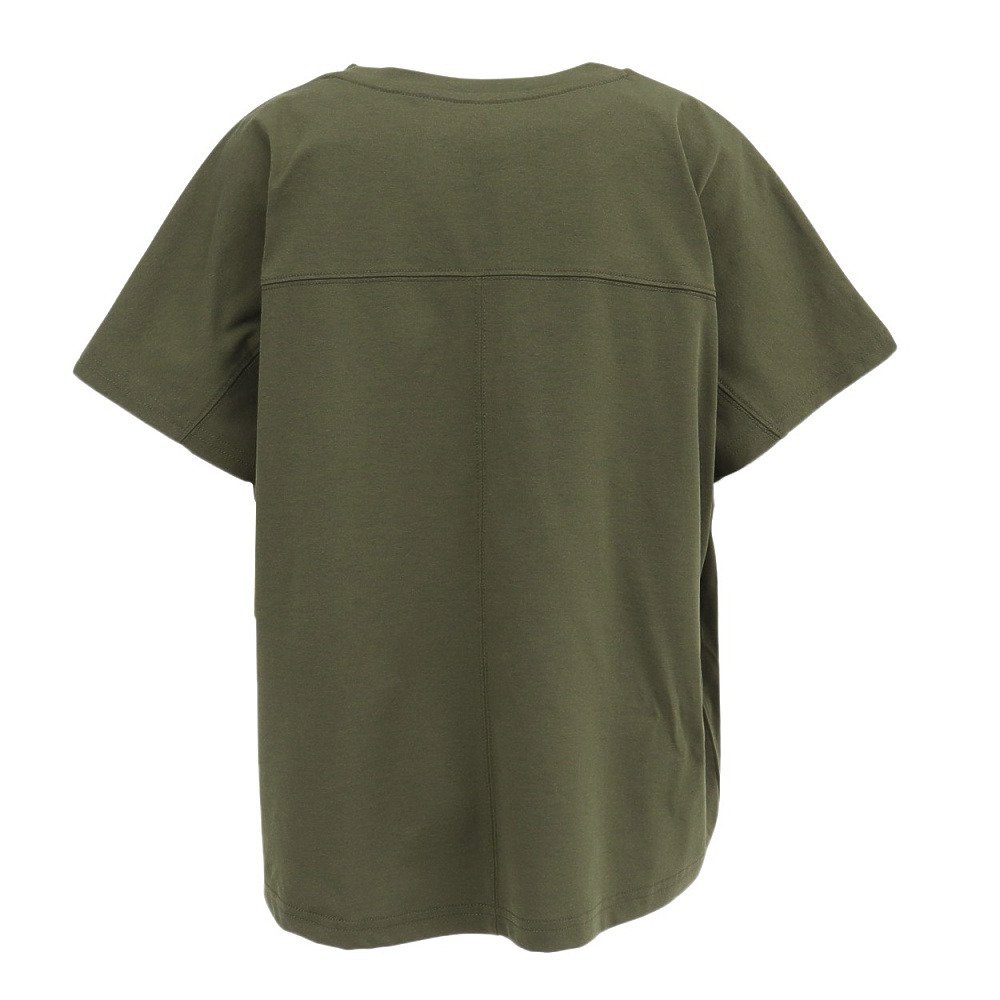 ホールアース（Whole Earth）（レディース）半袖 ドルマンTシャツ WE2VDZ78 KHK