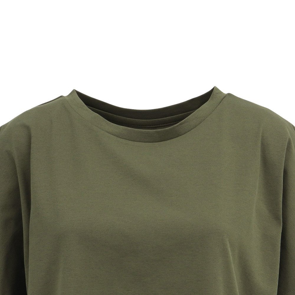 ホールアース（Whole Earth）（レディース）半袖 ドルマンTシャツ WE2VDZ78 KHK