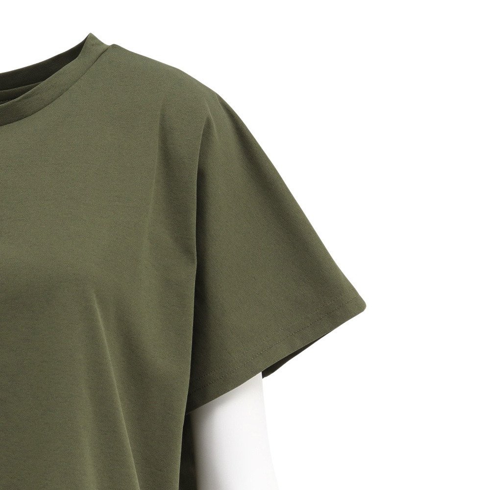 ホールアース（Whole Earth）（レディース）半袖 ドルマンTシャツ WE2VDZ78 KHK