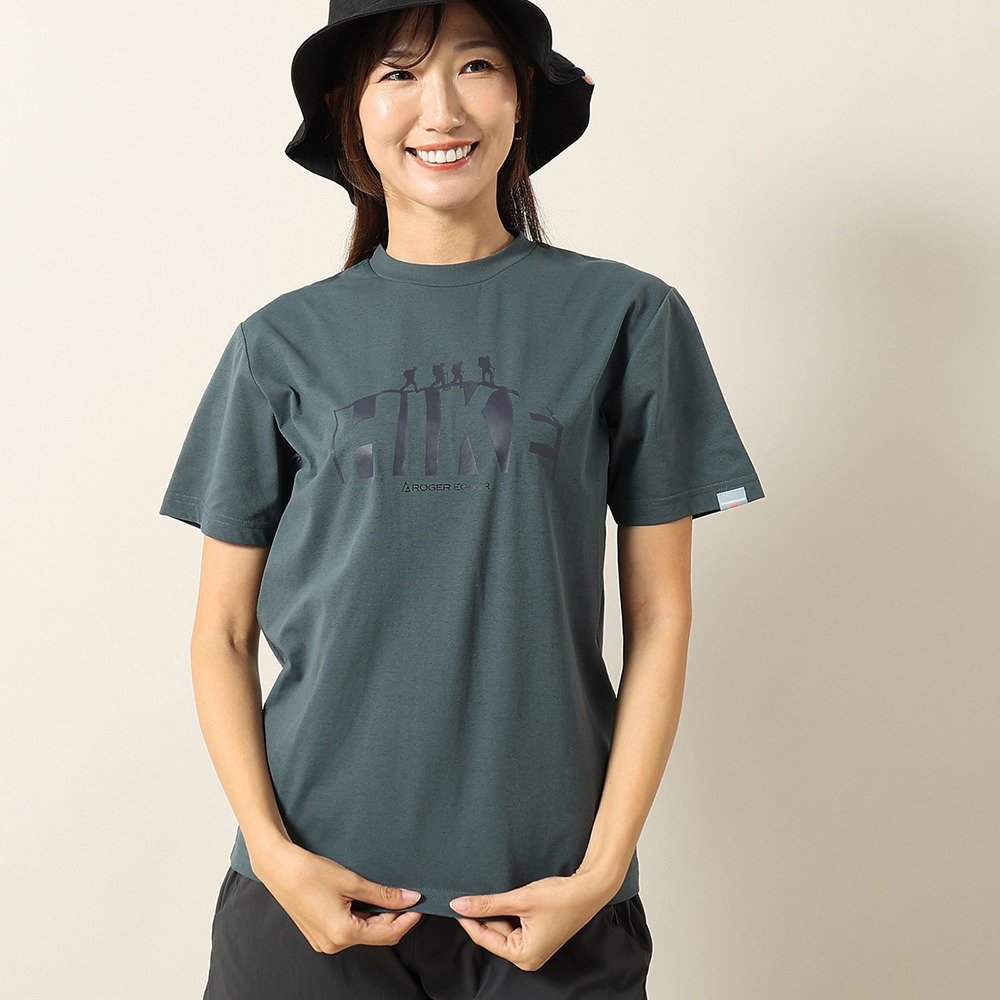 ロジャーエーガー（ROGEREGGER）（レディース）ドライストレッチ ハイク 半袖Tシャツ RE26SCD5620031 DBLU