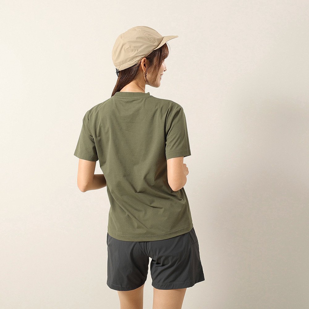 ロジャーエーガー（ROGEREGGER）（レディース）ドライストレッチ ハイク 半袖Tシャツ RE26SCD5620031 KHK
