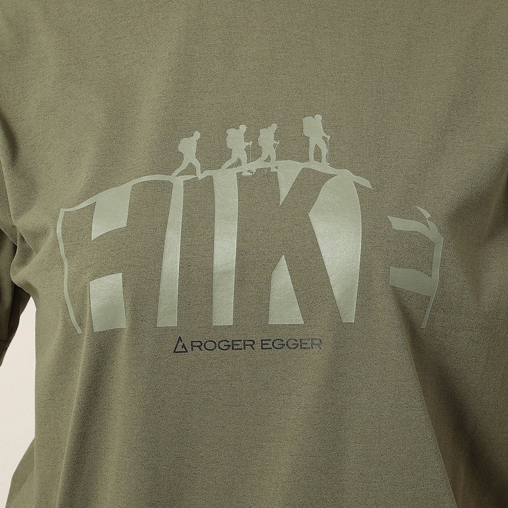 ロジャーエーガー（ROGEREGGER）（レディース）ドライストレッチ ハイク 半袖Tシャツ RE26SCD5620031 KHK