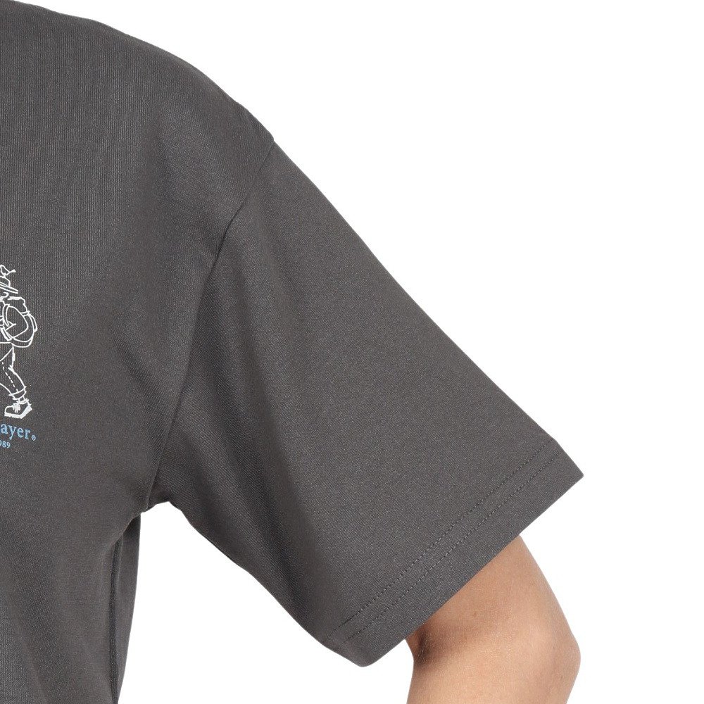 クリフメイヤー（KRIFF MAYER）（レディース）プリント半袖Tシャツ W2547845X:17:CHARCOAL