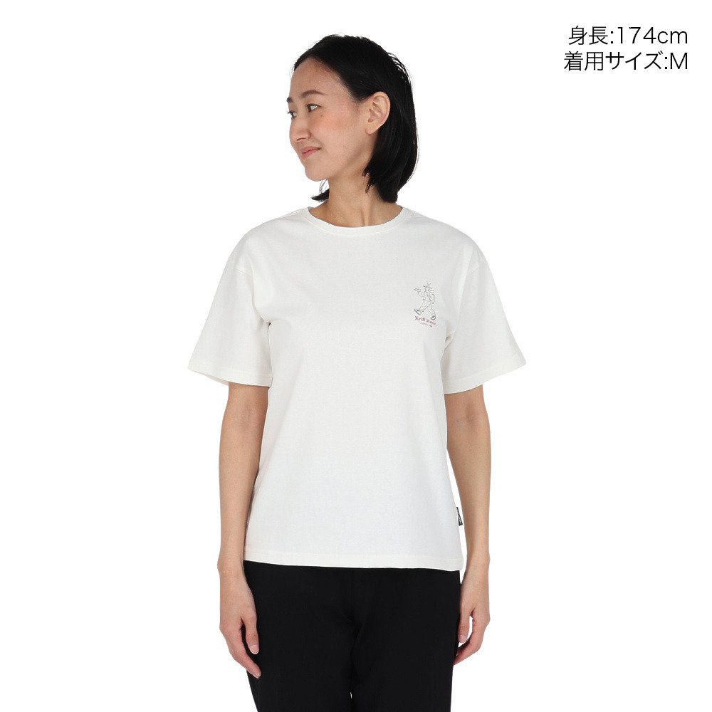 クリフメイヤー（KRIFF MAYER）（レディース）プリント半袖Tシャツ W2547845X:5:OFF