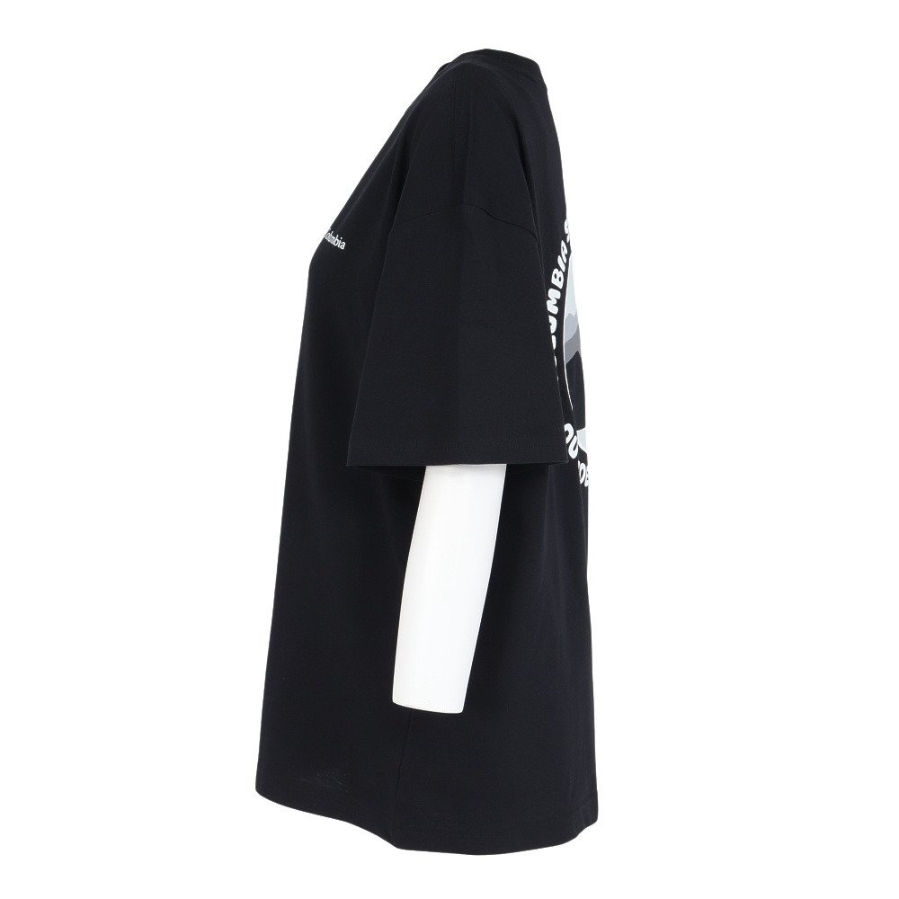 コロンビア（Columbia）（レディース）ローリングベンドグラフィックオーバーサイズド 半袖Tシャツ AR9588 015