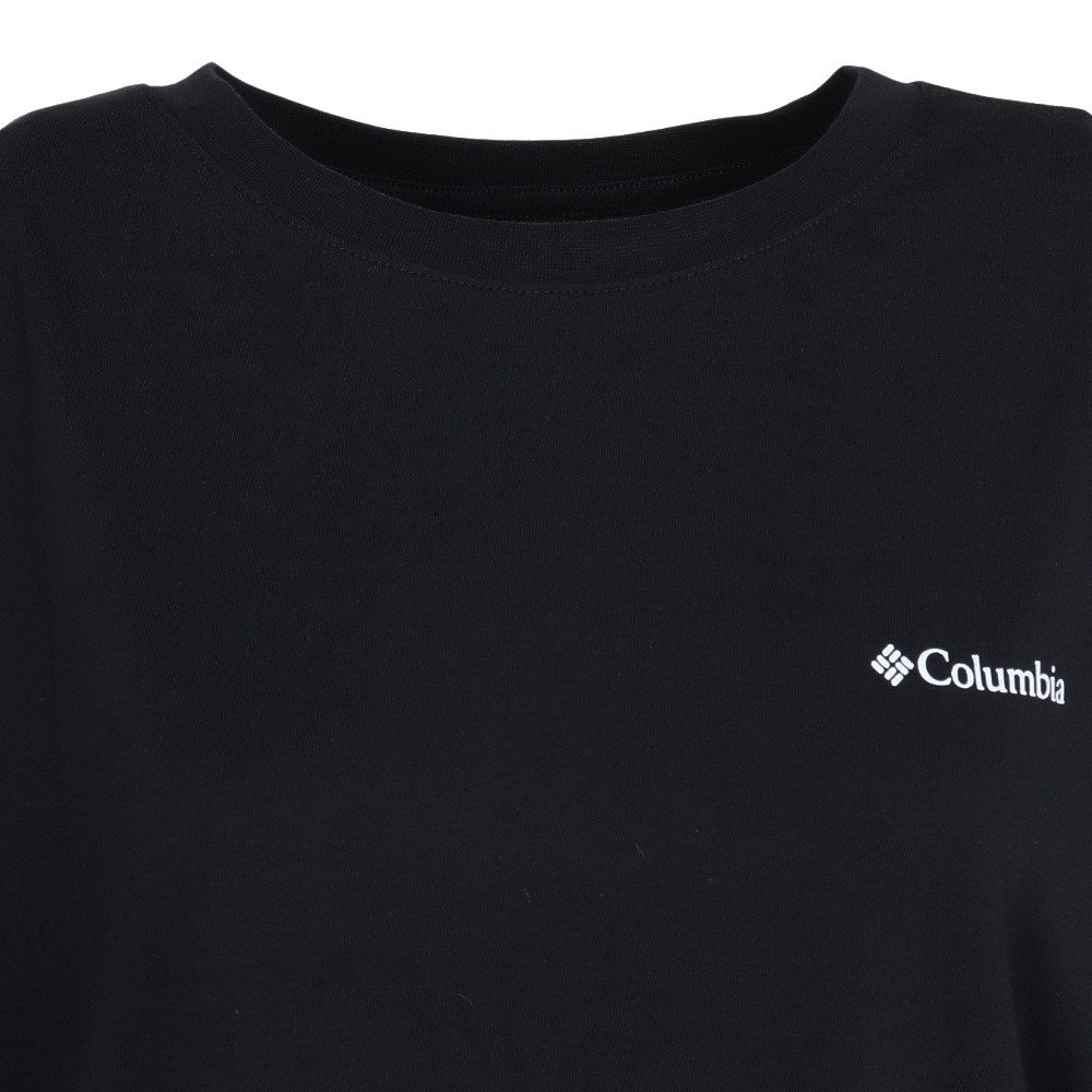 コロンビア（Columbia）（レディース）ローリングベンドグラフィックオーバーサイズド 半袖Tシャツ AR9588 015