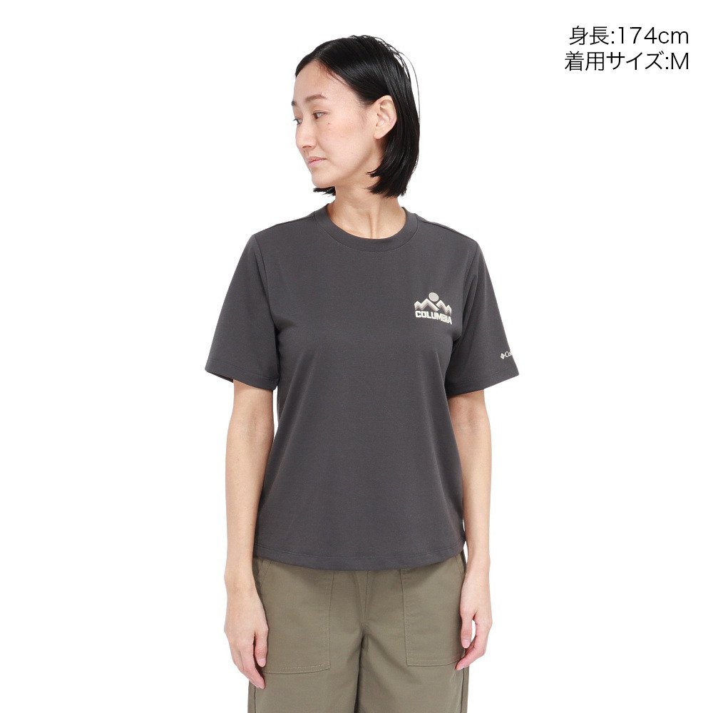 コロンビア（Columbia）（レディース）半袖Tシャツ ウィメンズ シダートレイル グラフィックTシャツ AP3843 011