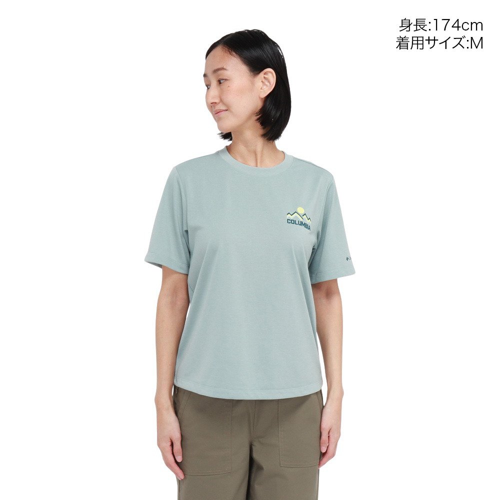 コロンビア（Columbia）（レディース）半袖Tシャツ ウィメンズ シダートレイル グラフィックTシャツ AP3843 461