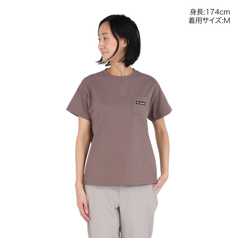 コロンビア（Columbia）（レディース）ツイードキャナルポケット半袖Tシャツ PL7518 254