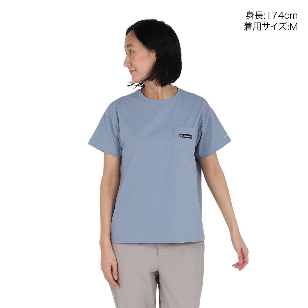 ツイードキャナルポケット半袖Tシャツ PL7518 436 2