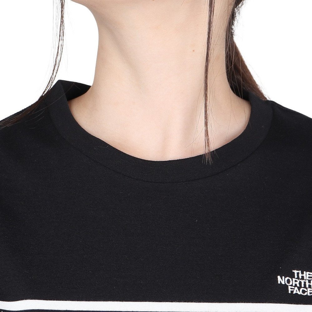 ショートスリーブ パネルボーダー 半袖Tシャツ NTW32406 K 6
