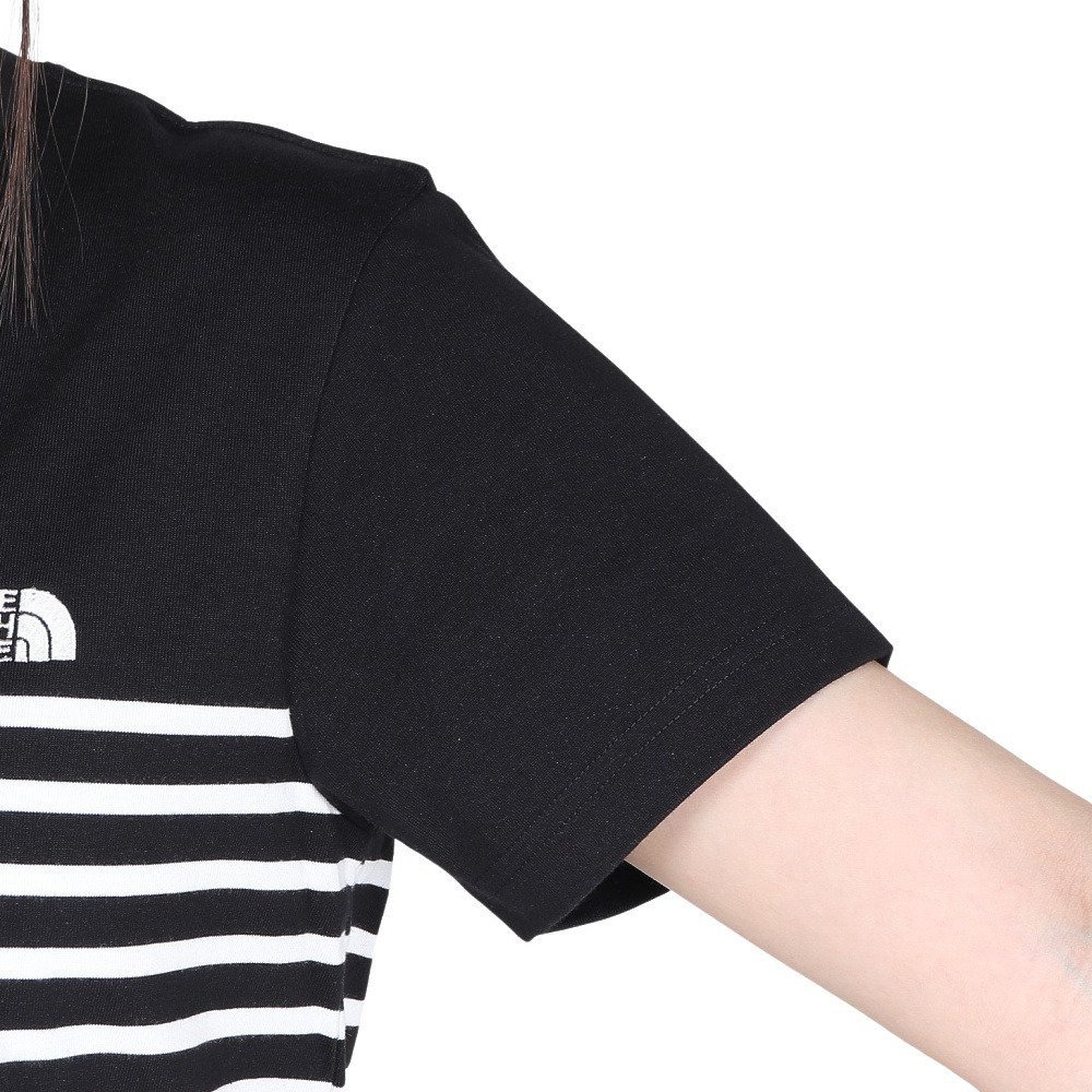 ショートスリーブ パネルボーダー 半袖Tシャツ NTW32406 K 7