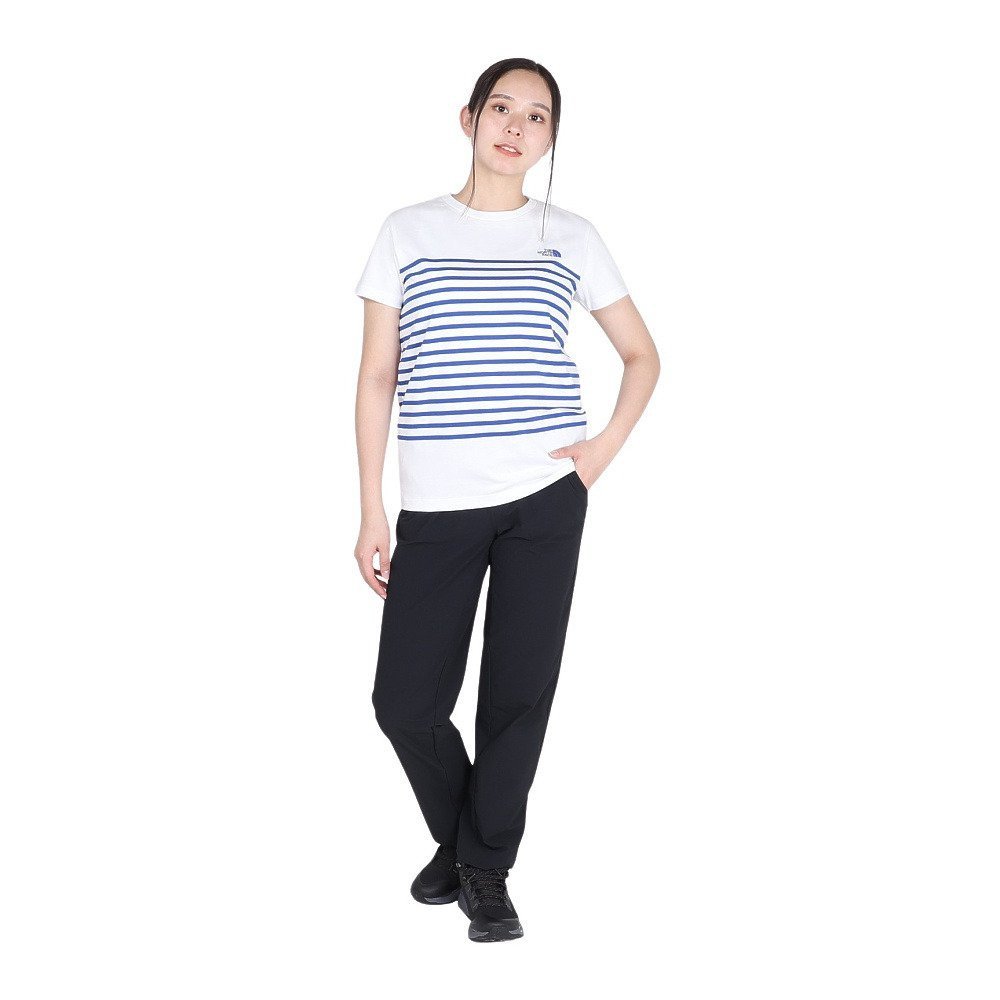 半袖Tシャツ ショートスリーブ パネルボーダーTシャツ NTW32406 W 11