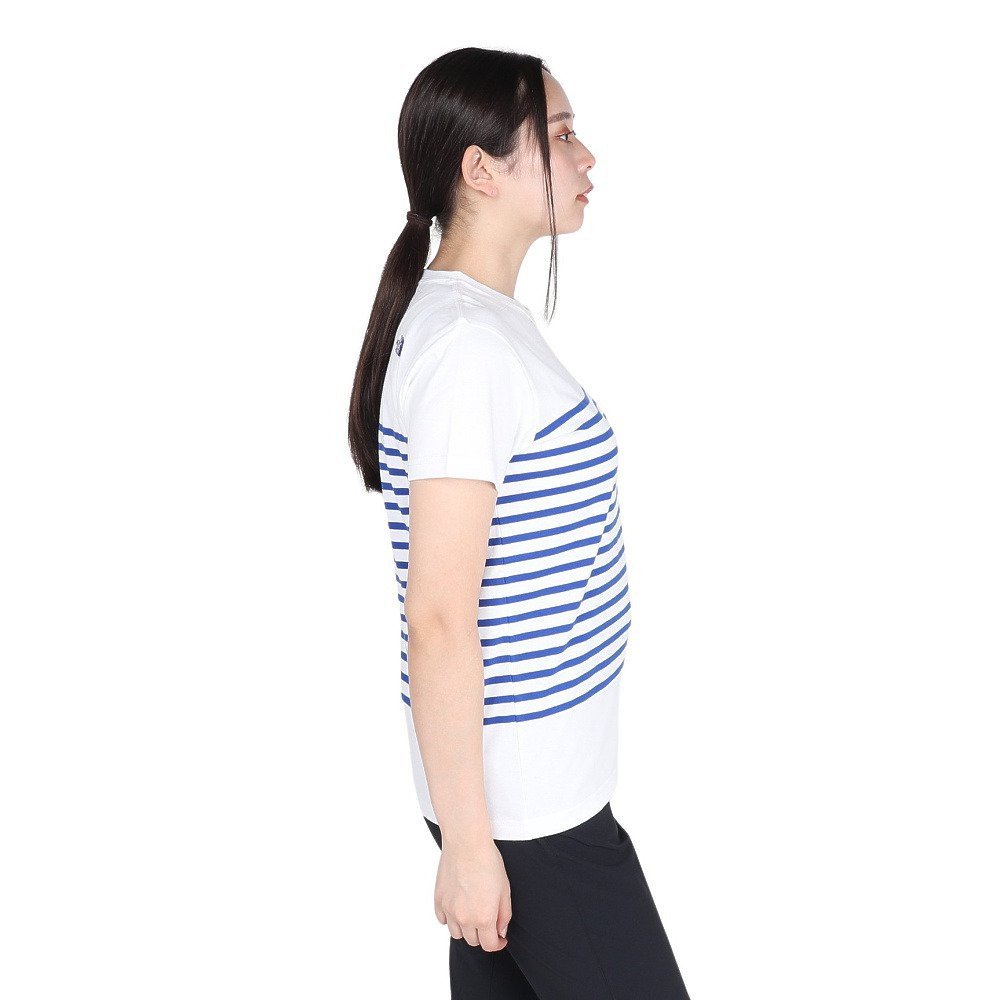 半袖Tシャツ ショートスリーブ パネルボーダーTシャツ NTW32406 W 5