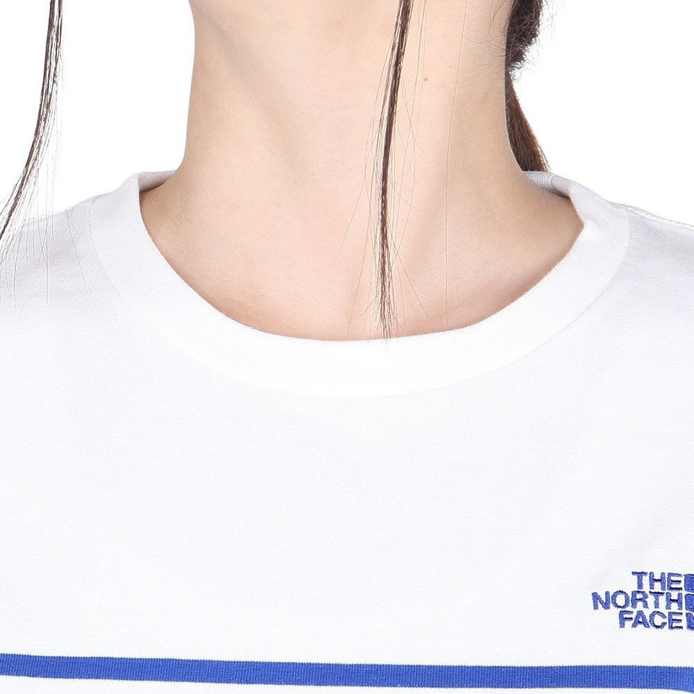 半袖Tシャツ ショートスリーブ パネルボーダーTシャツ NTW32406 W 6