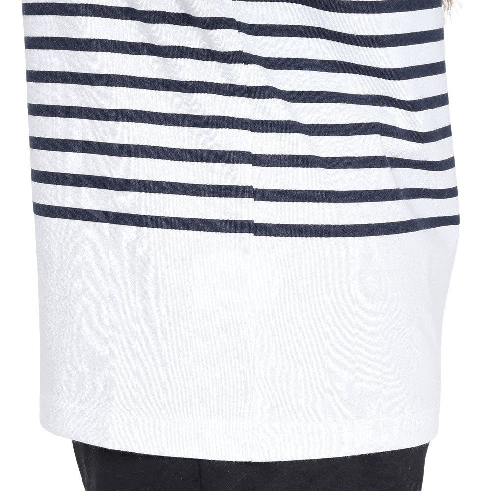 半袖Tシャツ ショートスリーブパネルボーダーティー NTW32406 W2 ホワイト 速乾 8