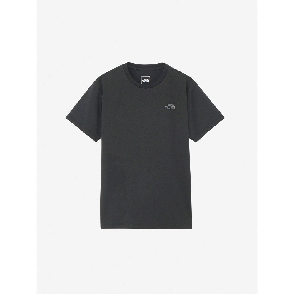 ザ・ノース・フェイス（THE NORTH FACE）（レディース）Tシャツ 半袖 BANDANA SQ LG スクエアロゴ NTW32446 黒 ブラック