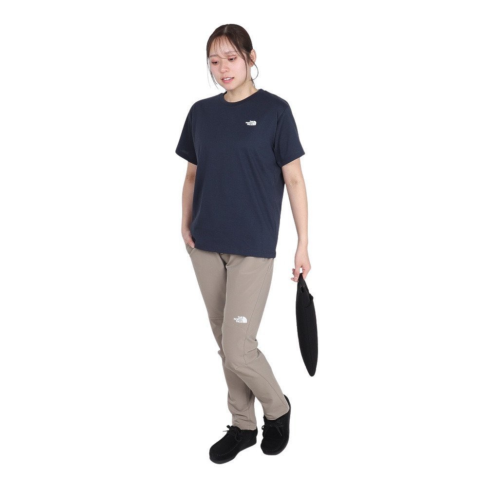 ザ・ノース・フェイス（THE NORTH FACE）（レディース）バンダナ スクエアロゴ半袖Tシャツ NTW32446 UN 速乾