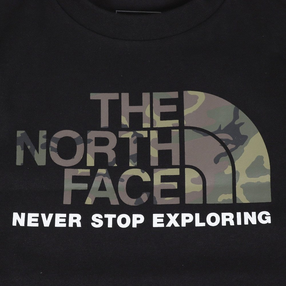 ジュニア B CAMO ロゴ 半袖Tシャツ NTB32359 K 8