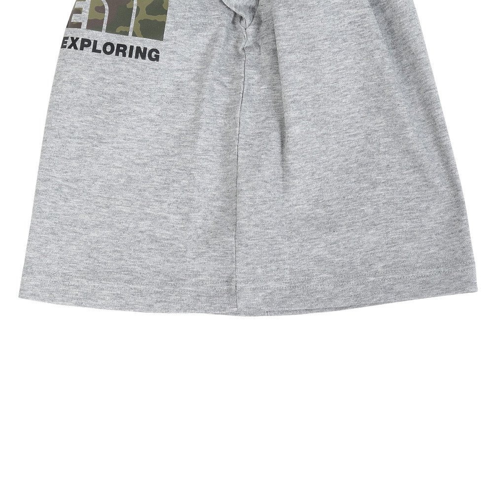 ジュニア B CAMO ロゴ 半袖Tシャツ NTB32359 Z 5