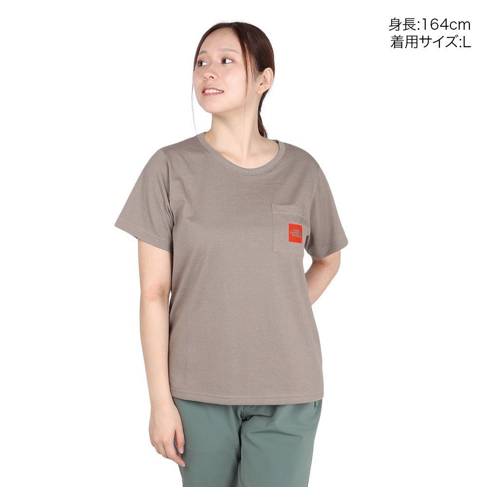 半袖 スクエアロゴポケット Tシャツ NTW82541 MR 2