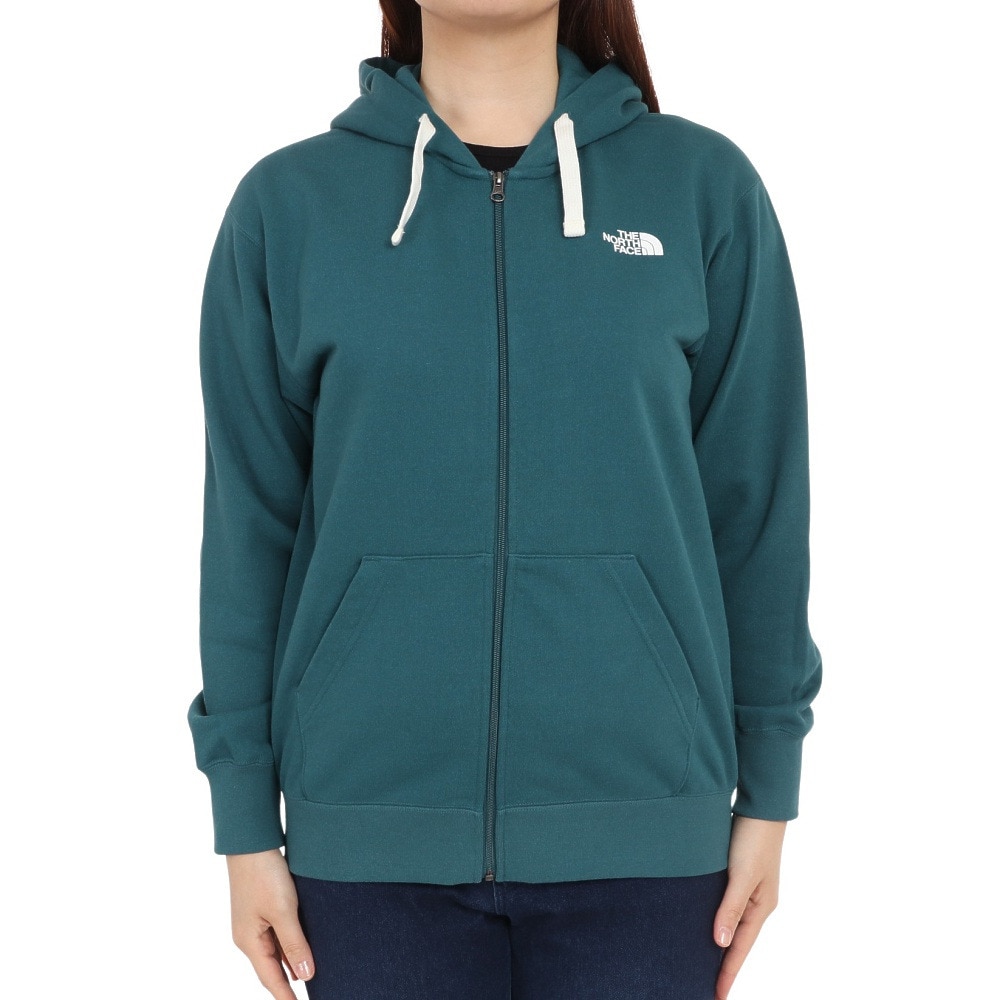 ザ・ノース・フェイス（THE NORTH FACE）（レディース）スウェット フルジップフーディ NT62334X AE