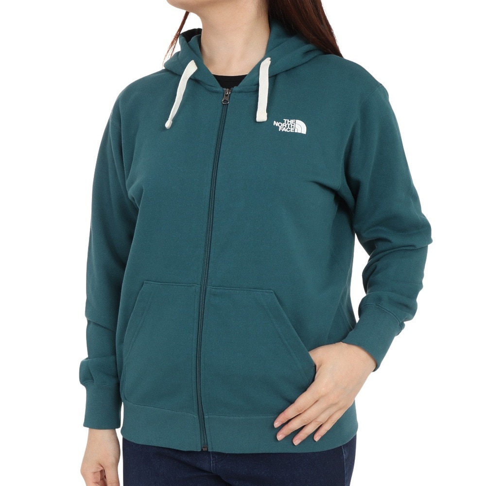 ザ・ノース・フェイス（THE NORTH FACE）（レディース）スウェット フルジップフーディ NT62334X AE