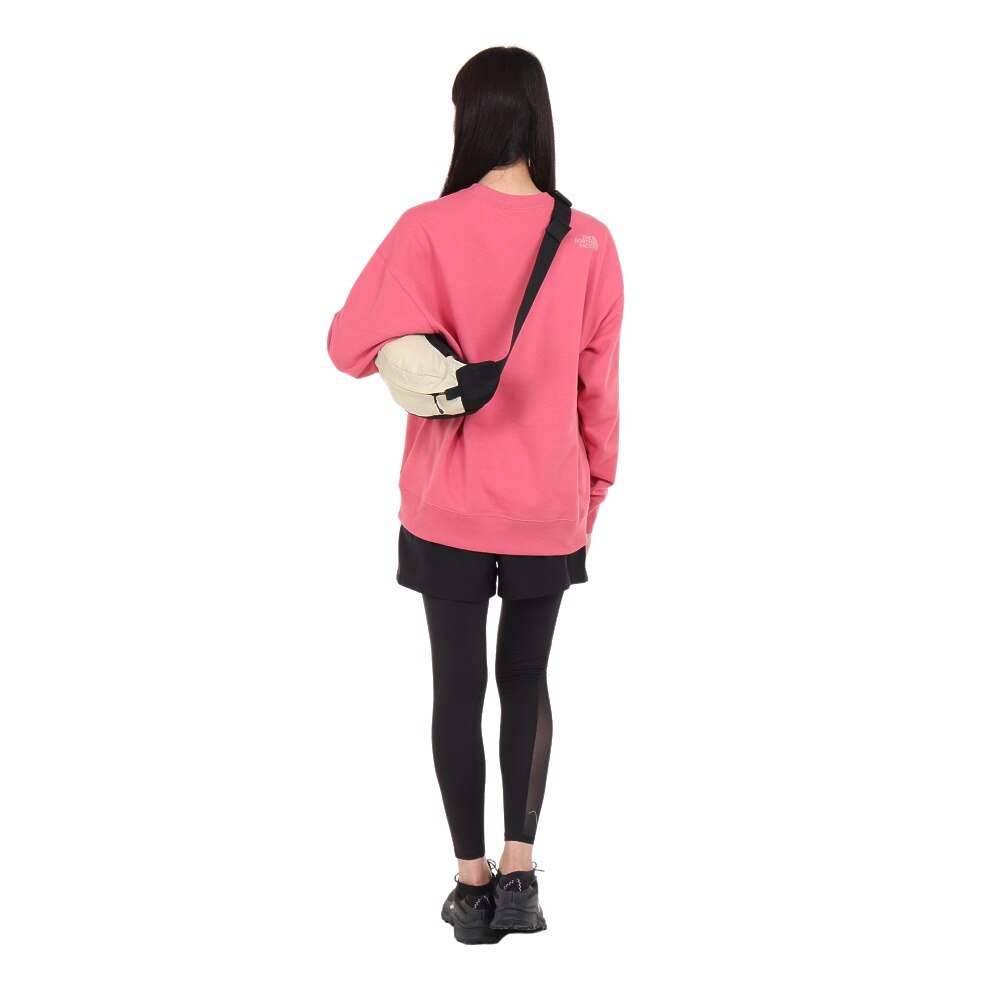 ノースフェイス（THE NORTH FACE）（レディース）トレーナー 長袖スウェット フラワーロゴクルー NT62335 LR ピンク