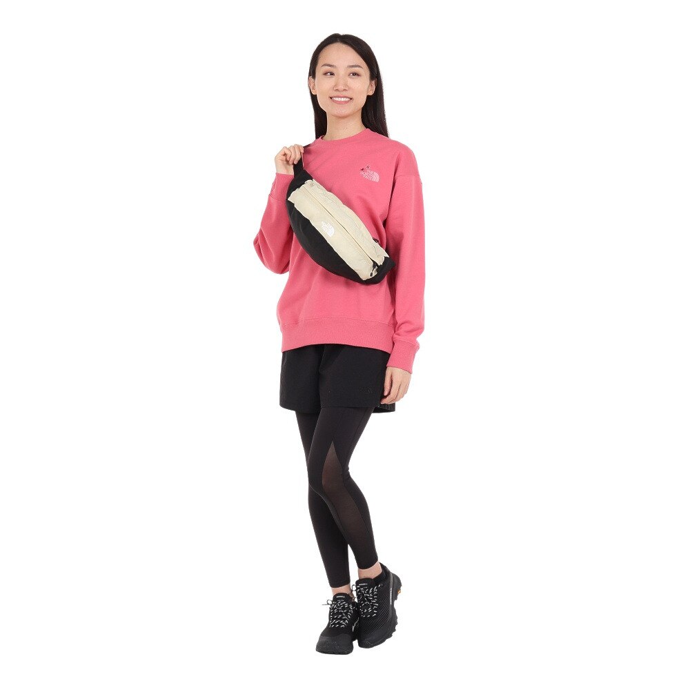 ノースフェイス（THE NORTH FACE）（レディース）トレーナー 長袖スウェット フラワーロゴクルー NT62335 LR ピンク