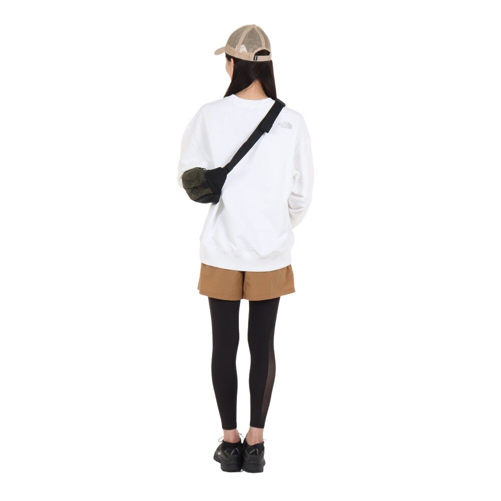 ノースフェイス（THE NORTH FACE）（レディース）トレーナー 長袖スウェット フラワーロゴクルー NT62335 W ホワイト