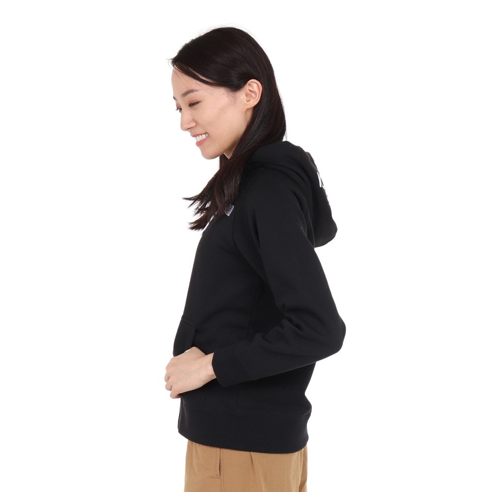 ノースフェイス（THE NORTH FACE）（レディース）パーカー スウェット リアビューフルジップフーディ NTW12340 K ブラック