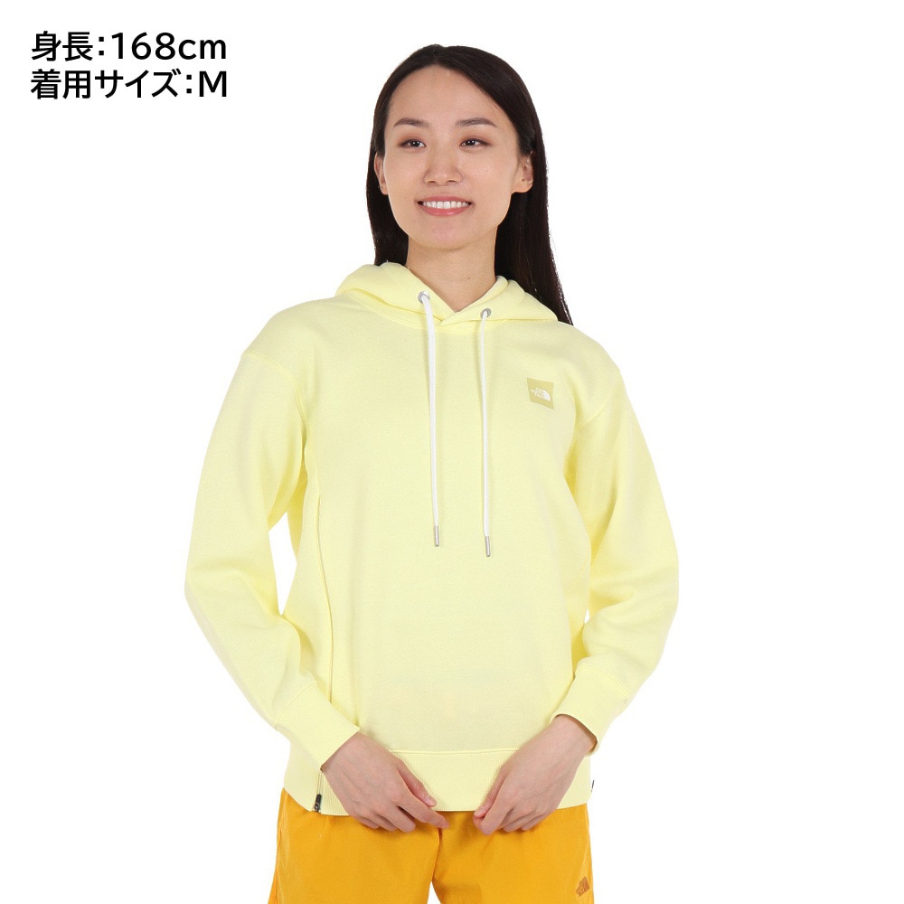 ノースフェイス（THE NORTH FACE）（レディース）パーカー 長袖スウェット オーバーサイズドスウェット NTW62347 SU イエロー