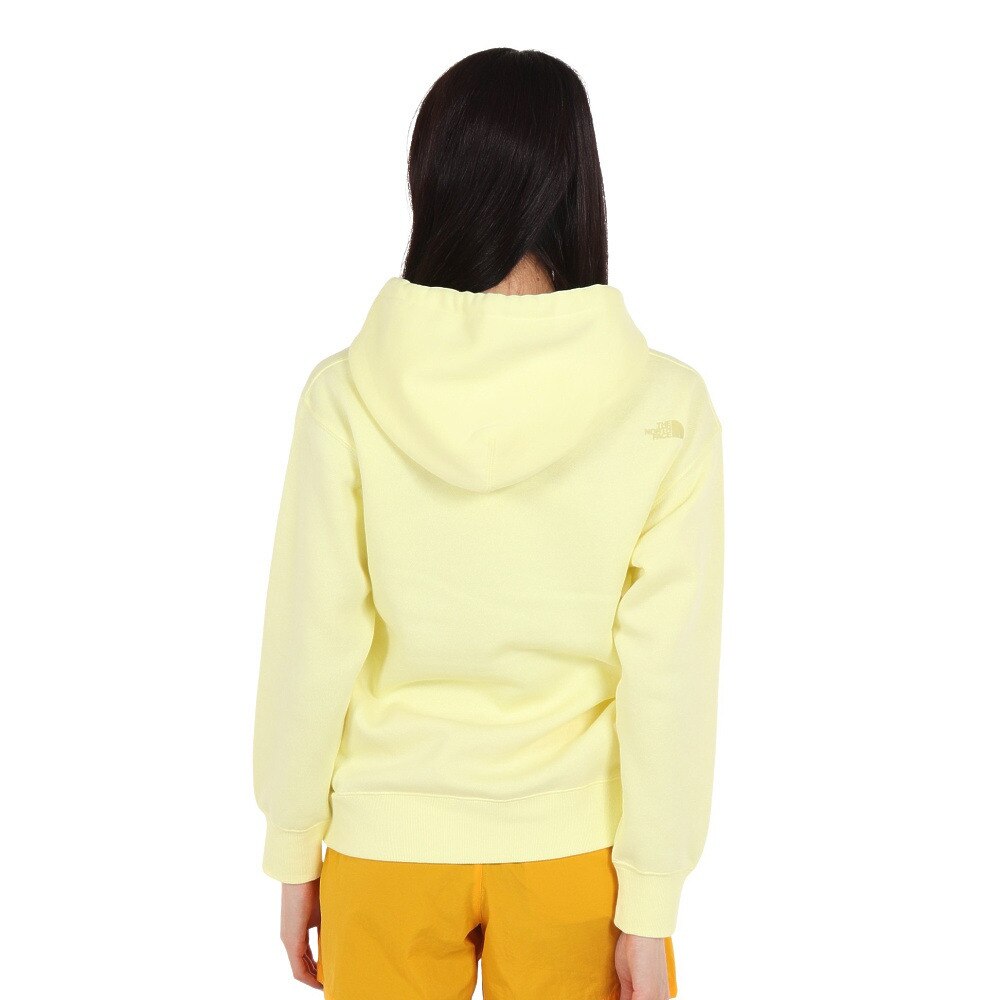 ノースフェイス（THE NORTH FACE）（レディース）パーカー 長袖スウェット オーバーサイズドスウェット NTW62347 SU イエロー