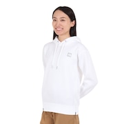 ノースフェイス(THE NORTH FACE)(レディース)パーカー 長袖スウェット オーバーサイズドスウェット NTW62347 W ホワイト