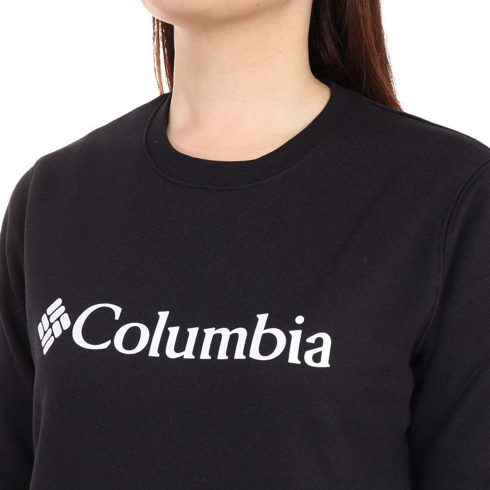 コロンビア（Columbia）（レディース）トレーナー スウェット トレックグラフィッククルー AR9539 016 ブラック
