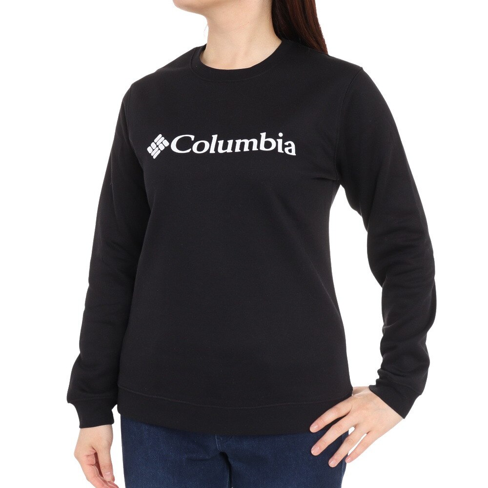 コロンビア（Columbia）（レディース）トレーナー スウェット トレックグラフィッククルー AR9539 016 ブラック
