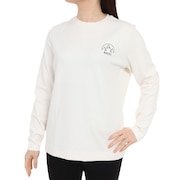 (レディース)UVカット長袖ロゴTシャツ ZTFAO09