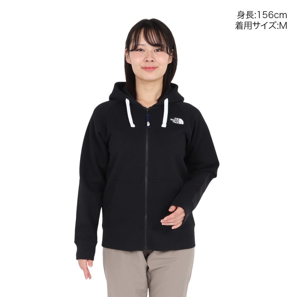 ザ・ノース・フェイス（THE NORTH FACE）（レディース）トレーナー スウェット リアビューフルジップフーディ NTW12442 K3