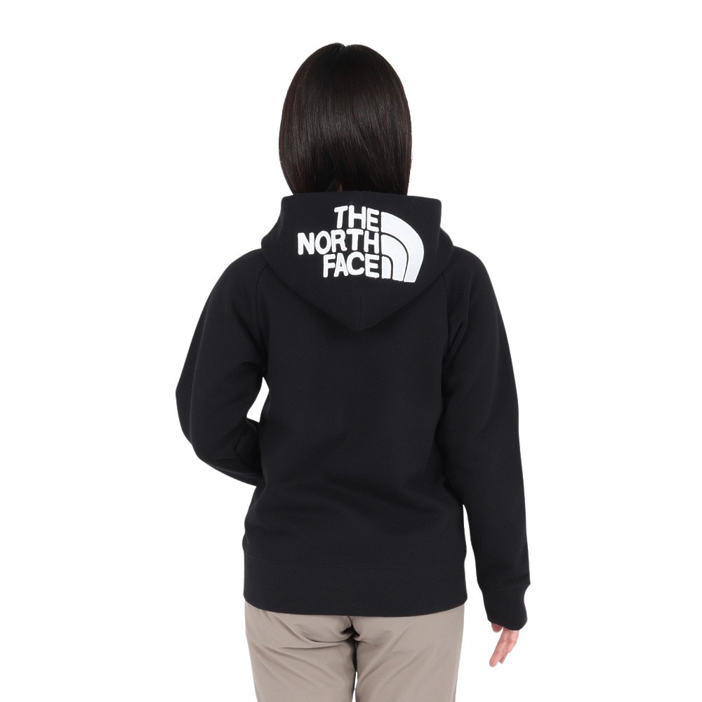 ザ・ノース・フェイス（THE NORTH FACE）（レディース）トレーナー スウェット リアビューフルジップフーディ NTW12442 K3