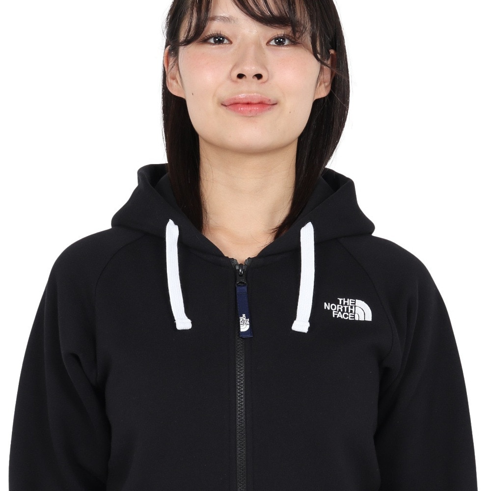 ザ・ノース・フェイス（THE NORTH FACE）（レディース）トレーナー スウェット リアビューフルジップフーディ NTW12442 K3