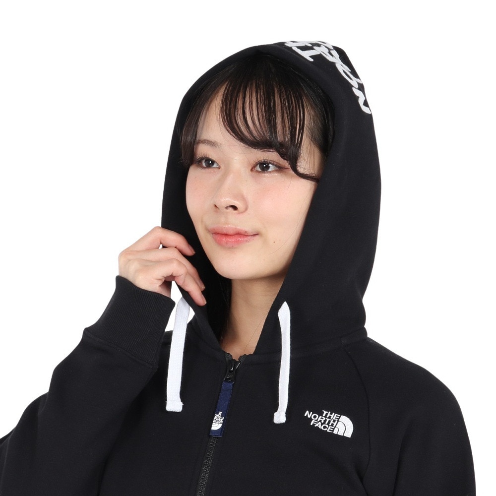 ザ・ノース・フェイス（THE NORTH FACE）（レディース）トレーナー スウェット リアビューフルジップフーディ NTW12442 K3