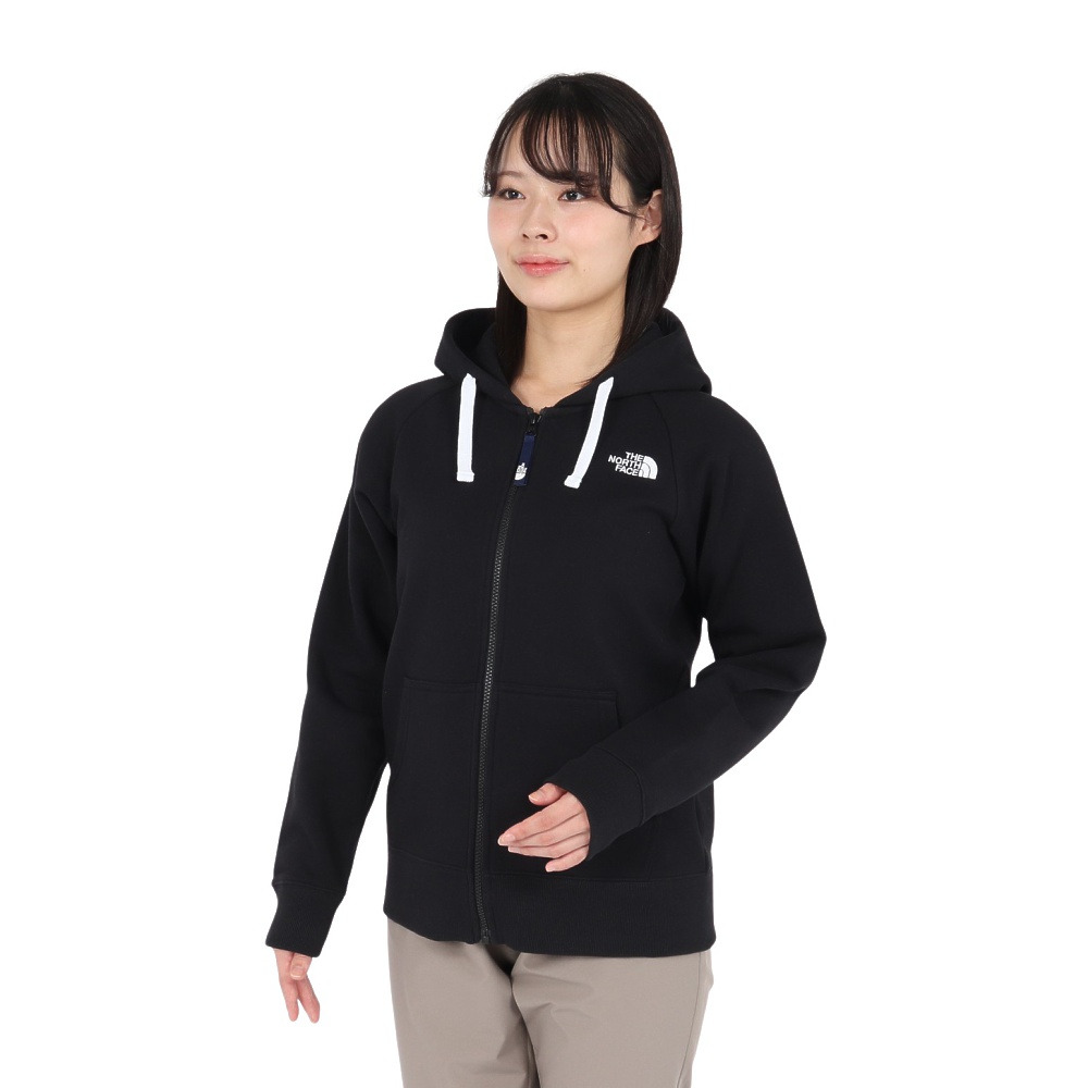 ザ・ノース・フェイス（THE NORTH FACE）（レディース）トレーナー スウェット リアビューフルジップフーディ NTW12442 K3