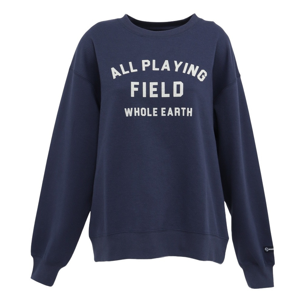 ホールアース（Whole Earth）（レディース）プルオーバー スウェットシャツ WE2UDZ72 NVY